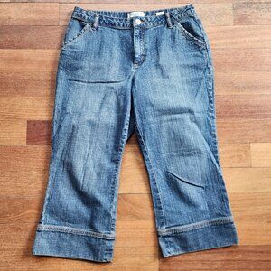 Coldwater Creek Cropped Capri Jeans Size 8 Petite